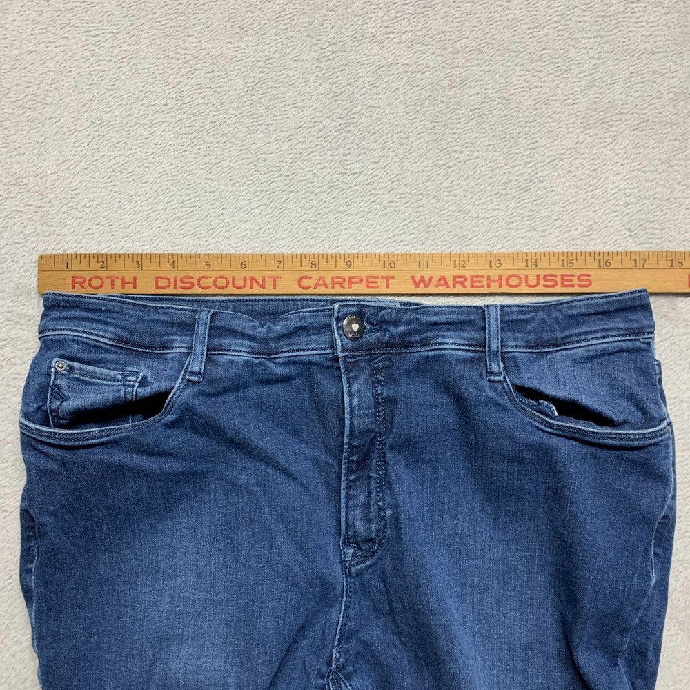 Brax Feel Good Blue Planet Mary Stretch Dark Wash Blue Jeans Womens 34 x 31 - Picture 6 of 8